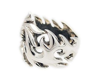 Anillo plata de ley Dragón Tribal