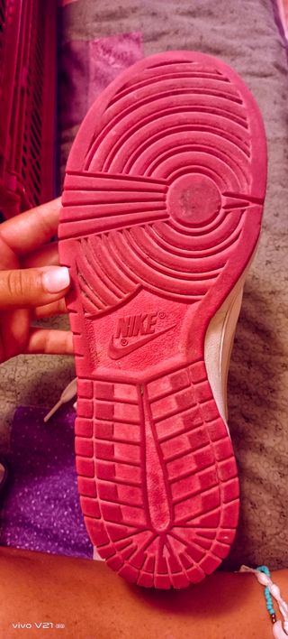 Zapatillas Nike Pink Leather Athletics 