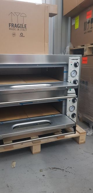 FORNO ELETTRICO PER 6+6 PIZZE DA 33CM