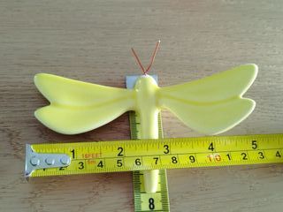 Libelinhas de cerâmica (amarela)