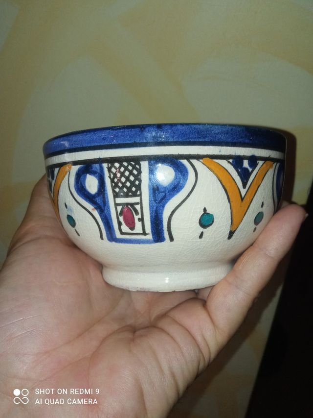 bowls Marroquíes cinco unidades.