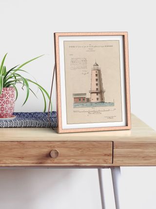POSTER FARO ESTOCOLMO 1878 ESTILO VINTAGE