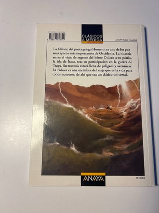 Libro La Odisea de Homero
