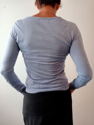 Jersey azul cielo Massimo Dutti 