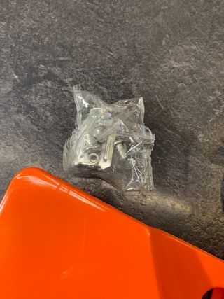 Careta plana ktm + luz led NUEVO