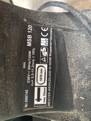 SIERRA DE CINTA MEISTER MSB 120