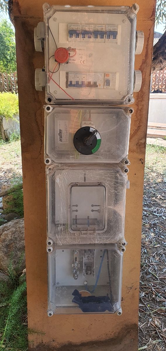 Cuadro eléctrico para obra