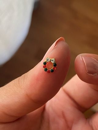 Adornos uñas navidad