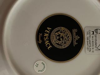 Piatto Versace Vanity 18 cm in porcellana 100%