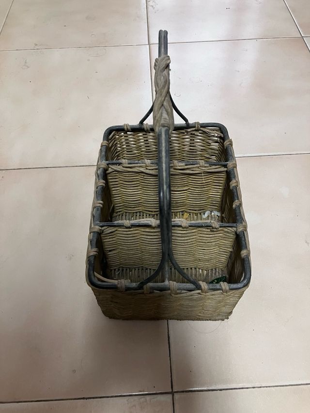 Cestita Mimbre 6 Huecos