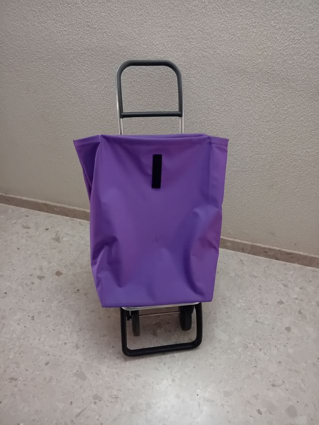 Carro de la compra Rolser lila Ligero y resistente