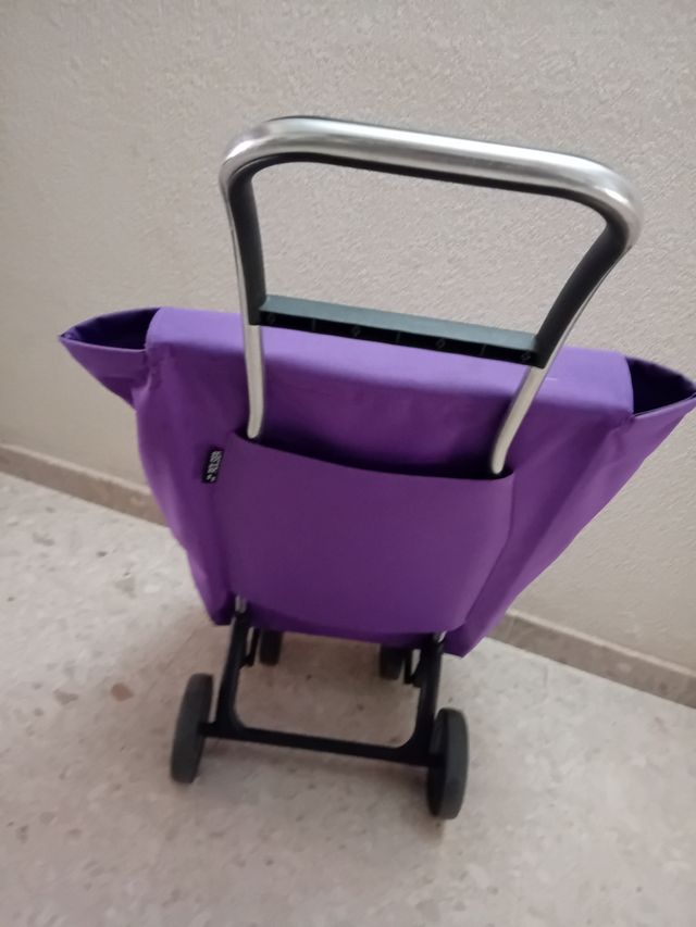 Carro de la compra Rolser lila Ligero y resistente