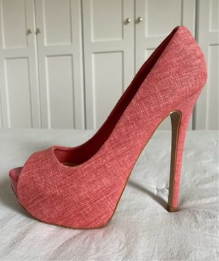 Zapato Tacòn Plataforma Stradivarius Talla 36