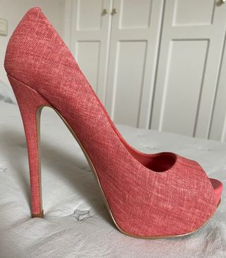 Zapato Tacòn Plataforma Stradivarius Talla 36