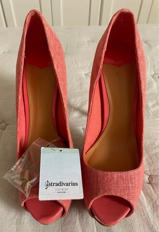 Zapato Tacòn Plataforma Stradivarius Talla 36