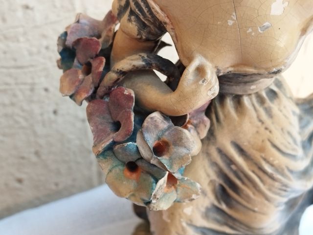 Antica figura femminile terracotta Carlo Mollica