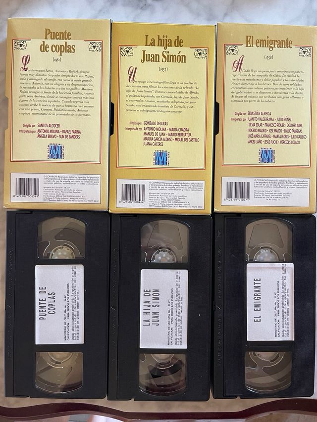 Cintas VHS - Los Grandes de la Copla