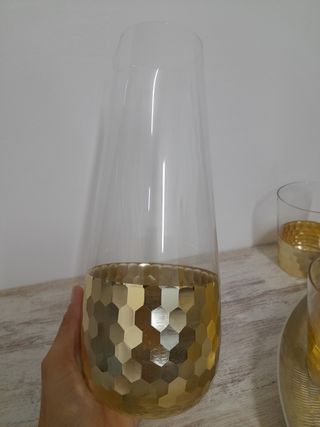 Conjunto de vasos y jarra zara home