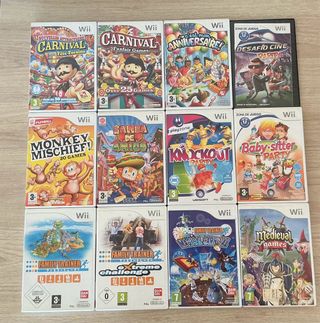 12 Juegos Minijuegos Wii y WiiU