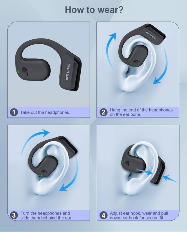 Up Alto OPENEAR Auriculares Sin Abrir