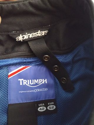 Mono alpinestars/triumph