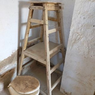 Escalera madera antigua