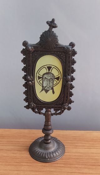 Rosario de dedo de la Santa Faz y Relicario