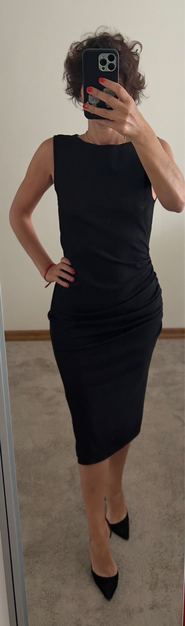 Vestido preto elegante da Zara