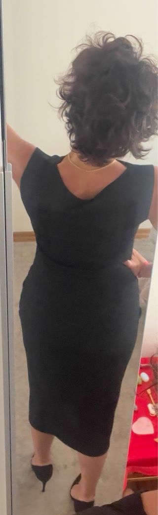 Vestido preto elegante da Zara