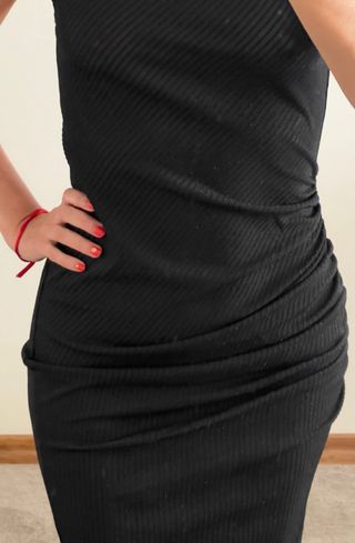 Vestido preto elegante da Zara