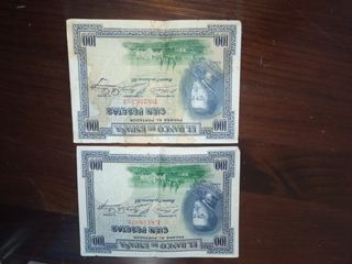 Billetes antiguos.