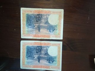 Billetes antiguos.