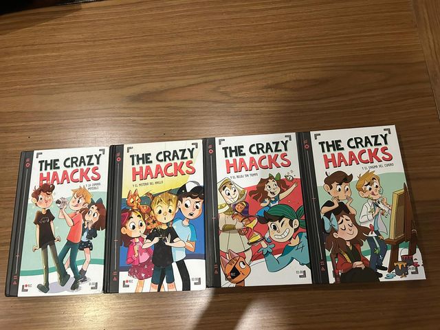 Lote de 4 libros de "The Crazy Haacks"
