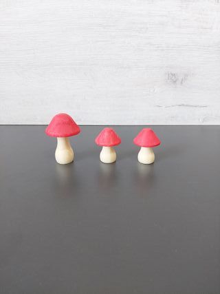 3 Setas de madera arcoíris Montessori NUEVAS