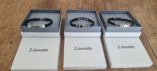 Braccialetti acciaio silicone e cristalli