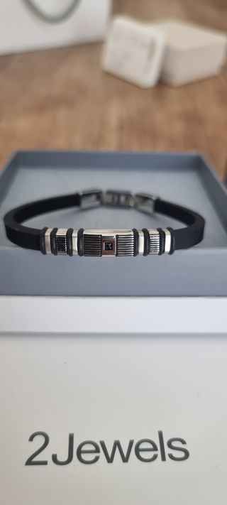 Braccialetti acciaio silicone e cristalli