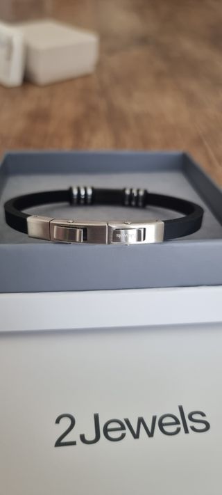 Braccialetti acciaio silicone e cristalli