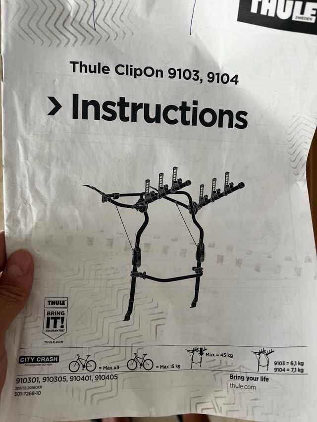 Portabicicletas coche