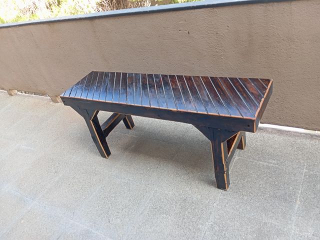 Banco rustico artesanal