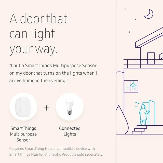SmartThings Multipurpose Sensor - PRECINTADO