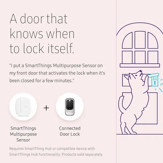 SmartThings Multipurpose Sensor - PRECINTADO