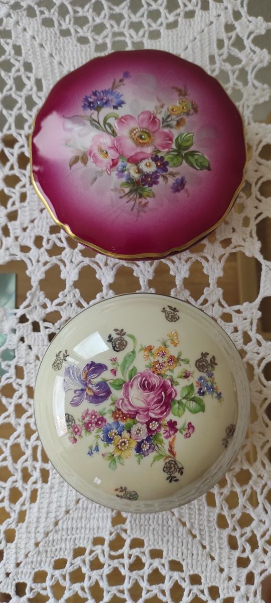 Scatole per caramelle in porcellana Limoges