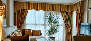 Cortinas de salón estilo clásico
