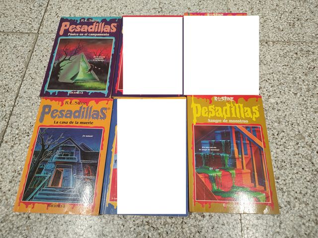 3 libros Pesadillas R.L. Stine