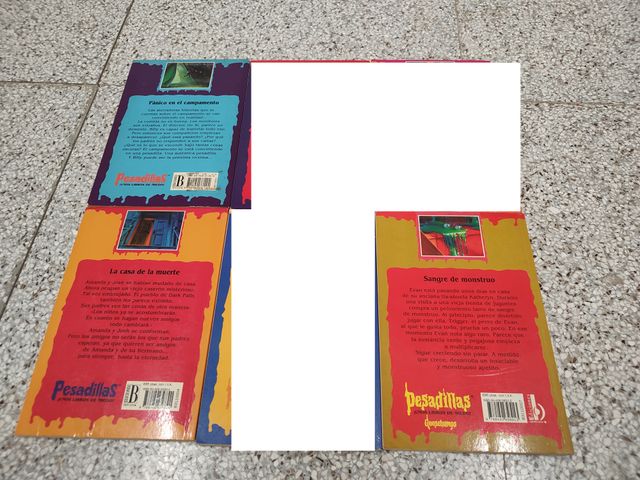 3 libros Pesadillas R.L. Stine