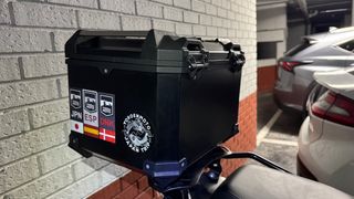 Top case SW-Motech TRAX ADV y soporte BMW GS 1250