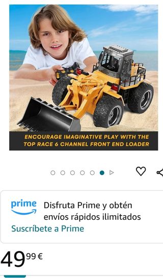 Tractor excavadora radiocontrol