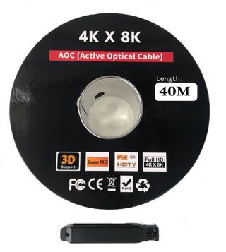 40 Metros Cable HDMI Fibra Óptica AOC 2.1  8K