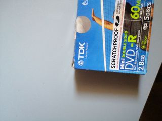DVD SIGILLATI TDK. TRE DVD DA 60 MINUTI