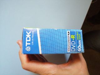 DVD SIGILLATI TDK. TRE DVD DA 60 MINUTI
